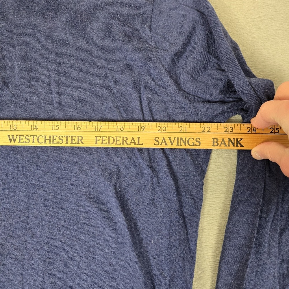 Peter Millar Crown Soft Sweater Mens Medium 1/4 Zip Cotton Silk Blend Blue - Picture 7 of 7